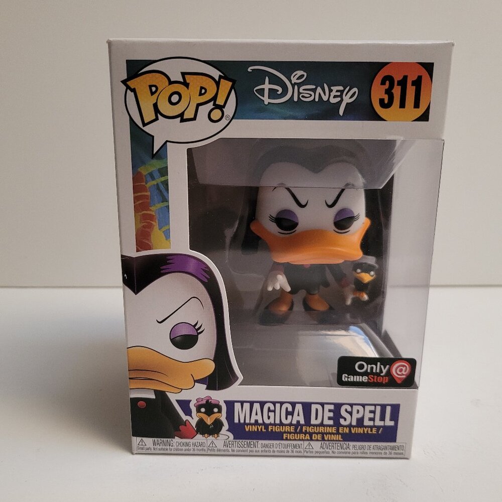 Funko Pop! Disney Magica De Spell Duck #311 Vinyl Figurine Ducktales Blackdress